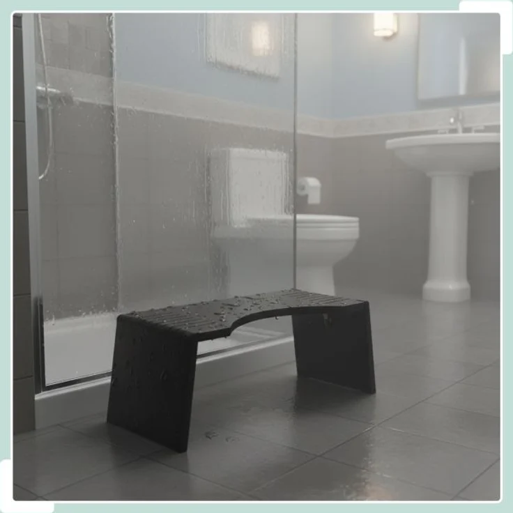 Klappbarer Toilettenhocker aus Bambus 10052380_46 – Bild 7