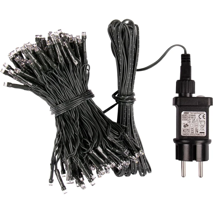 Idena LED-Lichterkette Idena Lichterkette 80 LED warmweiß 8h Timer 15,9m – Bild 3
