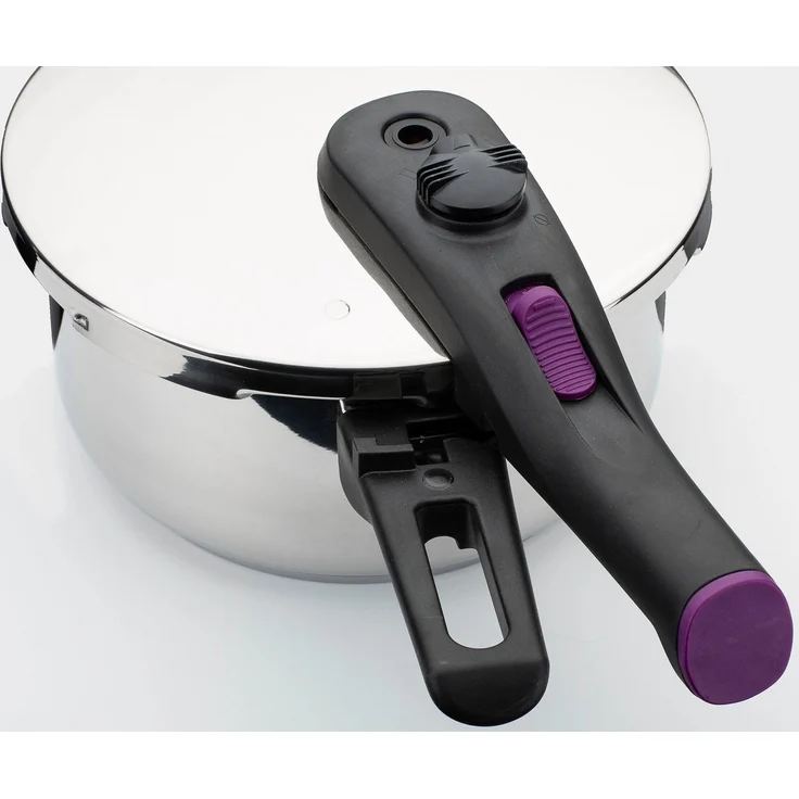 GSW Schnellkochtopf System RAPID, Edelstahl 18/8 (1-tlg), zwei Garstufen, Induktion, Ø 18 cm, Inh. 3,2 L (Randvoll) – Bild 2