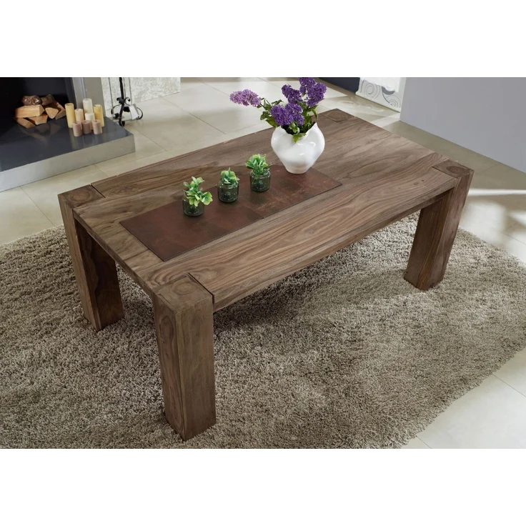 Esstisch Sheesham 240 x 100 x 76 grau geölt NATURE GREY #608 – Bild 2
