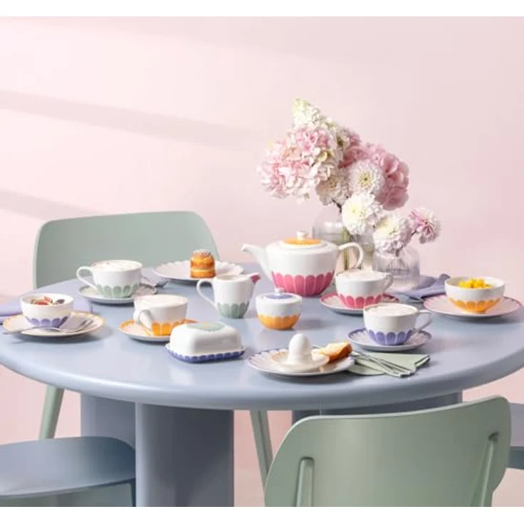 Villeroy & Boch Fleur Bleu Frühstücksobertasse / Cappuccinoobertasse – Bild 5