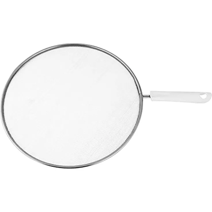 Fackelmann Spritzschutz Arcadalina Ø 29 cm weiß-silber
