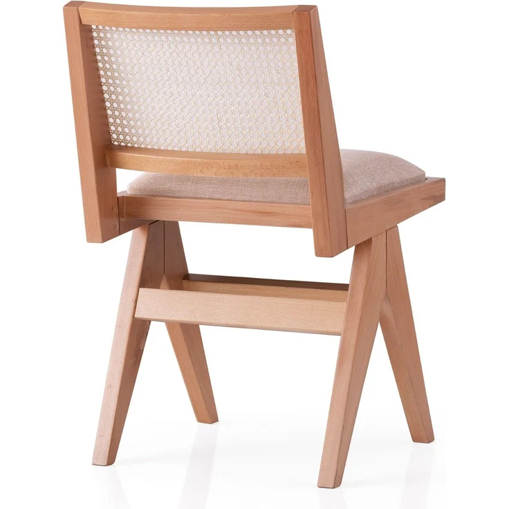Skye Decor 'Form - 4301' Stuhl, Eiche / Beige, 45 x 77 x 59,5 cm – Bild 2
