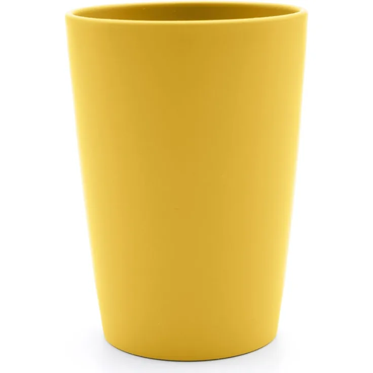 Magu Trinkbecher Natur-Design gelb