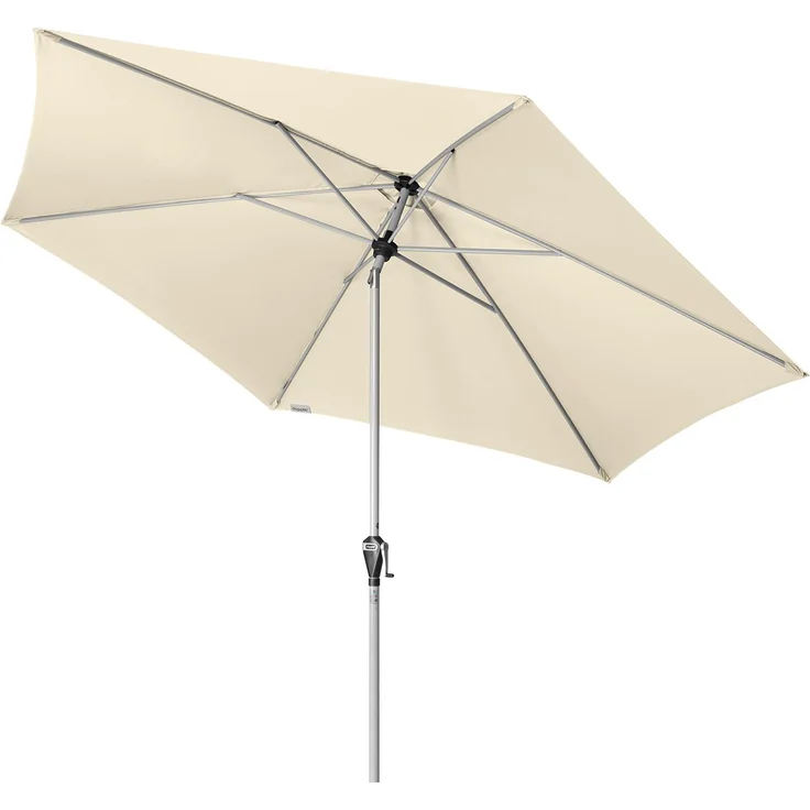 Doppler Sonnenschirm / Kurbelschirm "Active Auto Tilt 320", 320 cm Natur – Bild 4