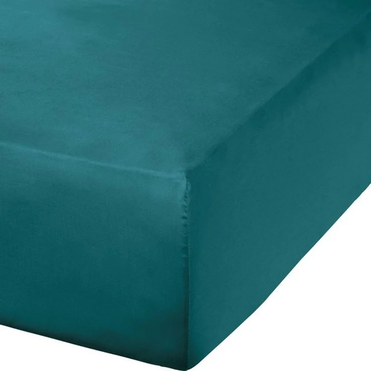 Erwin Müller Spannbettlaken Spannbettlaken "Landshut", Satin, Gummizug: Rundumgummi, (1 Stück), Uni – Bild 4