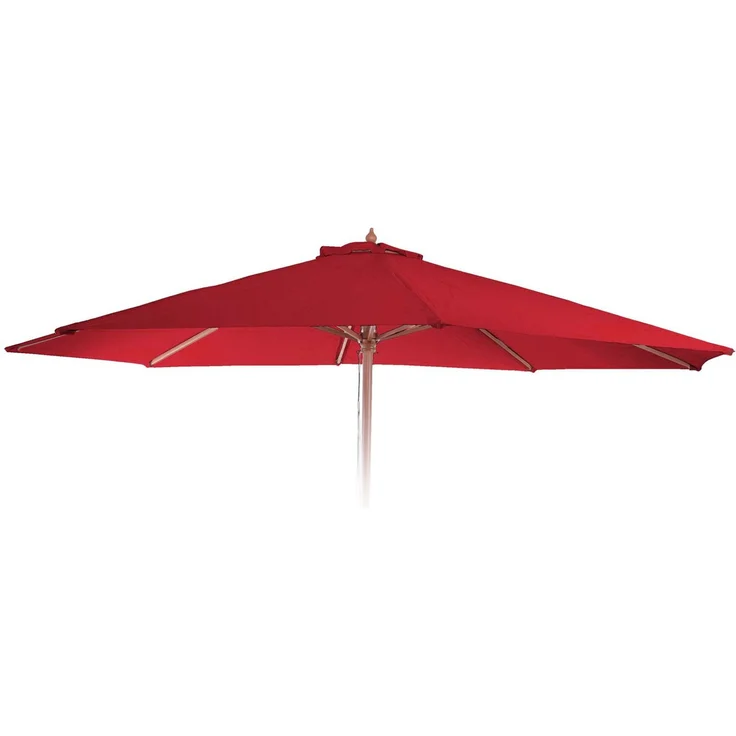 Ersatz-Bezug für Sonnenschirm Florida, Sonnenschirmbezug Ersatzbezug, Ø 3,5m Polyester 8 Streben ~ bordeaux – Bild 6