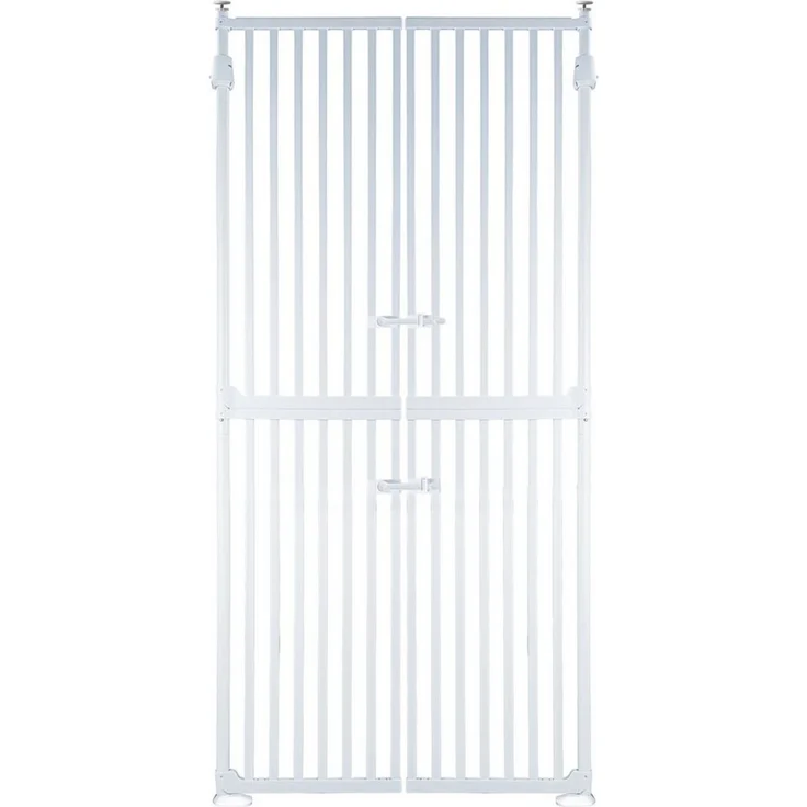 RAMROXX Treppenschutzgitter Absperrgitter weiß 86-96cm 180cm Hoch – Bild 5