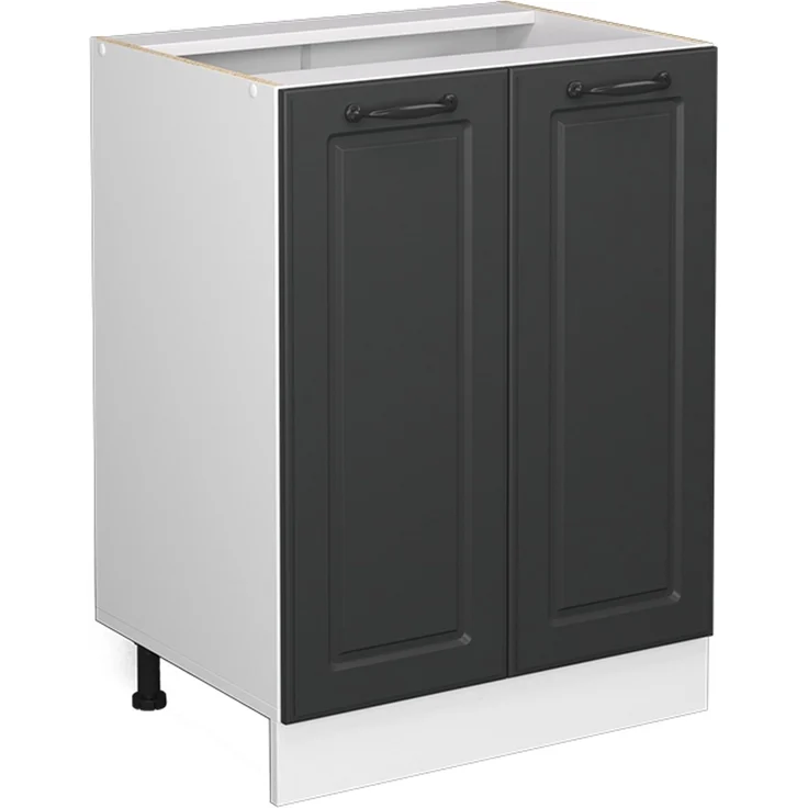 Küchenfront R-Line Anthrazit Landhaus 59.2 x 71.3 cm Möbelfront für den Unterschrank Vicco – Bild 5