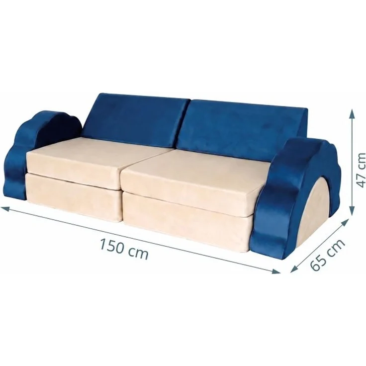 Relaxdays 10-tlg. Kinder Spielsofa modular – Bild 4