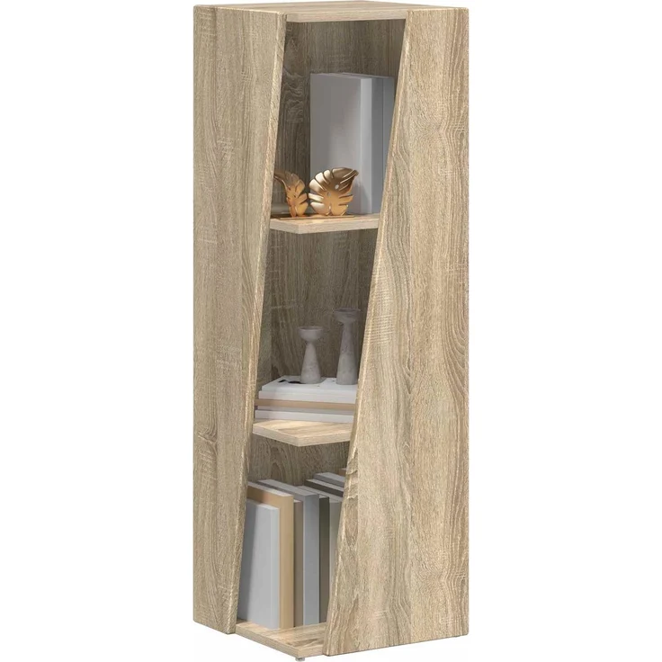 vidaXL Seitenregal Sonoma-Eiche 33 x 32 x 100,5 cm Holzwerkstoff 892419 – Bild 3