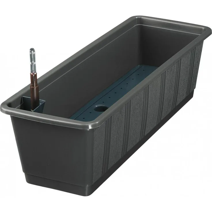Geli 837 100 38 Bewässerungskasten Aqua 100 cm, anthrazit mit Wasserstandanzeige