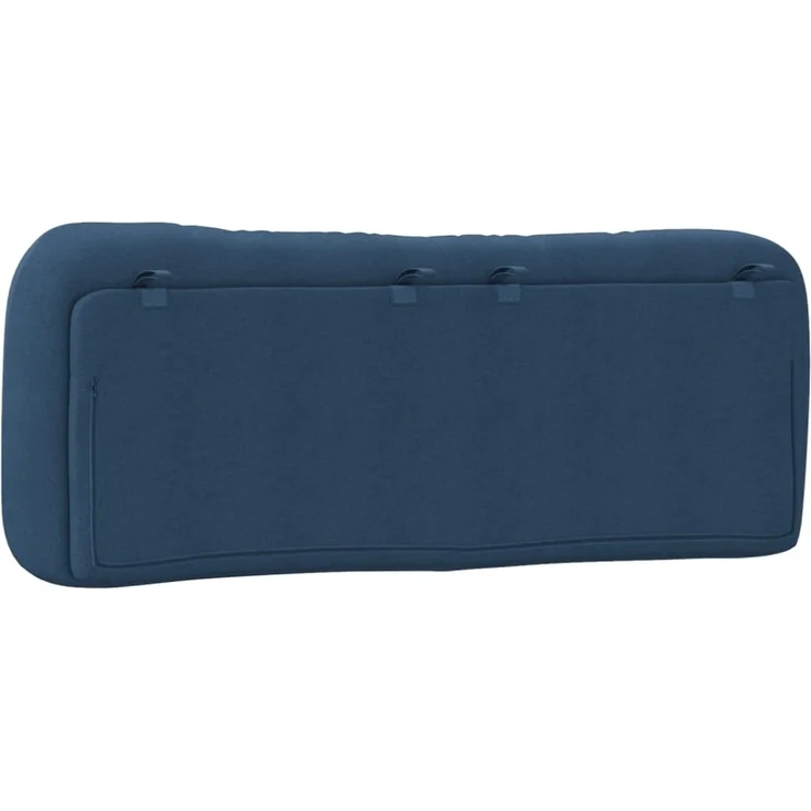 vidaXL Kopfteil-Kissen Blau 140 cm Stoff 374582 – Bild 10