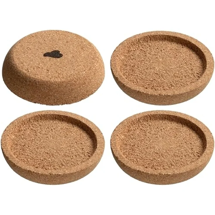 Leonardo Set/4 Korkuntersetzer 6 GOCCE – Bild 1