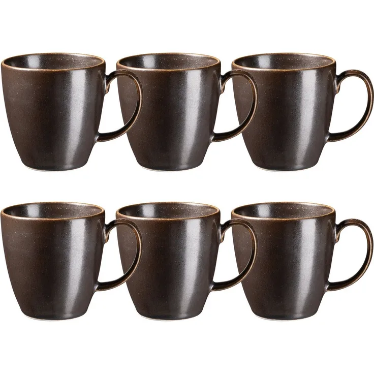 MÄSER Becher POWERFUL, Kaffeebecher Set, Porzellan, 6-tlg, Porzellan