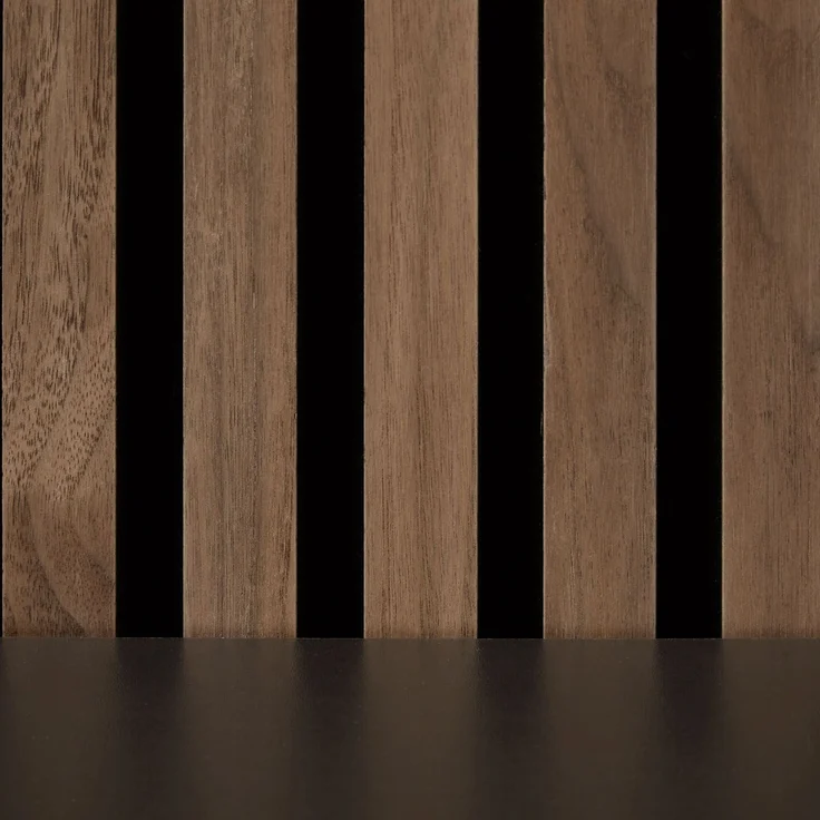 Akustikpaneele Holz 60 x 60 cm 2 Paneele Braun Wandpaneele Deckenpaneele 3D Wandpaneel Wandverkleidung Dekorpaneel – Bild 7