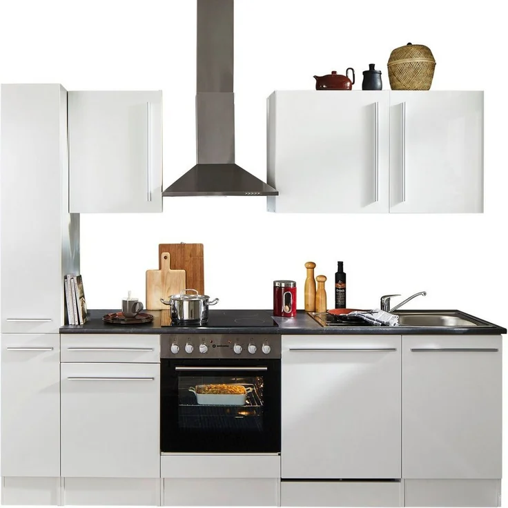 BASIC by Balculina Küchenzeile Jazz, Breite 250 cm, wahlweise mit E-Geräten – Bild 5