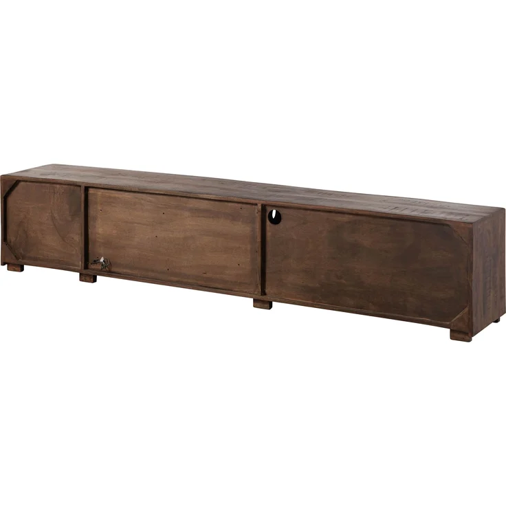 TV-Board Akazie 235x40x47 dunkelbraun lackiert BARK #216 – Bild 10