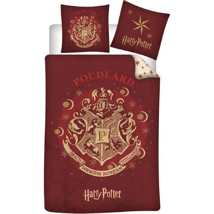 Harry Potter Bettwäsche-Set – 1x Deckenbezug 140x200 & 1x Kissenbezug 65x65 cm für Kinder – Bild 2