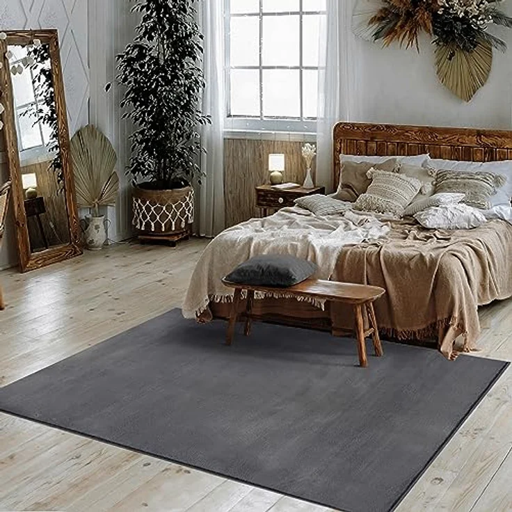 Mia's Teppiche Nova kuschelig Warmer Fellteppich, weich und elegant, waschbar und Fußbodenheizung geeignet, Öko-Tex Zertifiziert – Bild 1