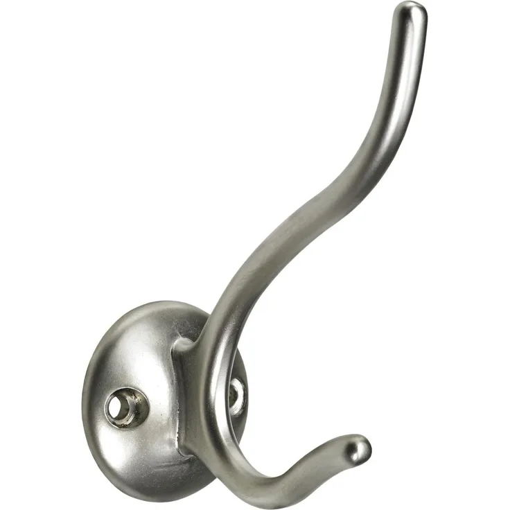 Hettich Hut- und Mantelhaken 8,7 x 3,5 x 7,3 cm vernickelt - 1 Stück