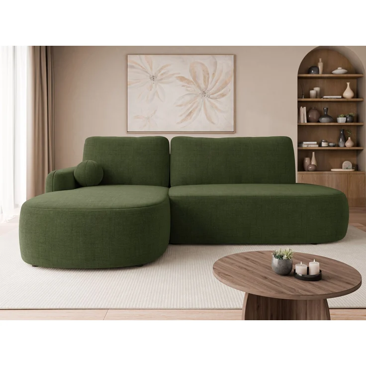 Mirjan24 Ecksofa Loridu O (Farbe: Golden 35, Seite: Links), 90 x 174 x 274 cm – Bild 2