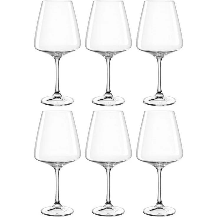 LEONARDO Weinglas Rotweinglas PALADINO, 660 ml, 6er-Set, 6-tlg, Kristallglas, Kelchglas, spülmaschinengeeignet – Bild 2