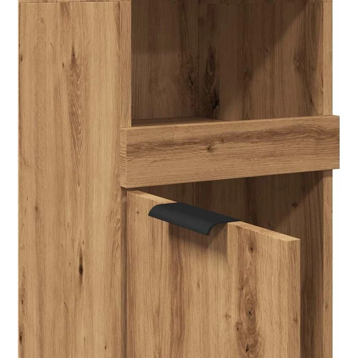 vidaXL Badschrank Artisan-Eiche 32x34x188,5 cm Holzwerkstoff 856944 – Bild 7