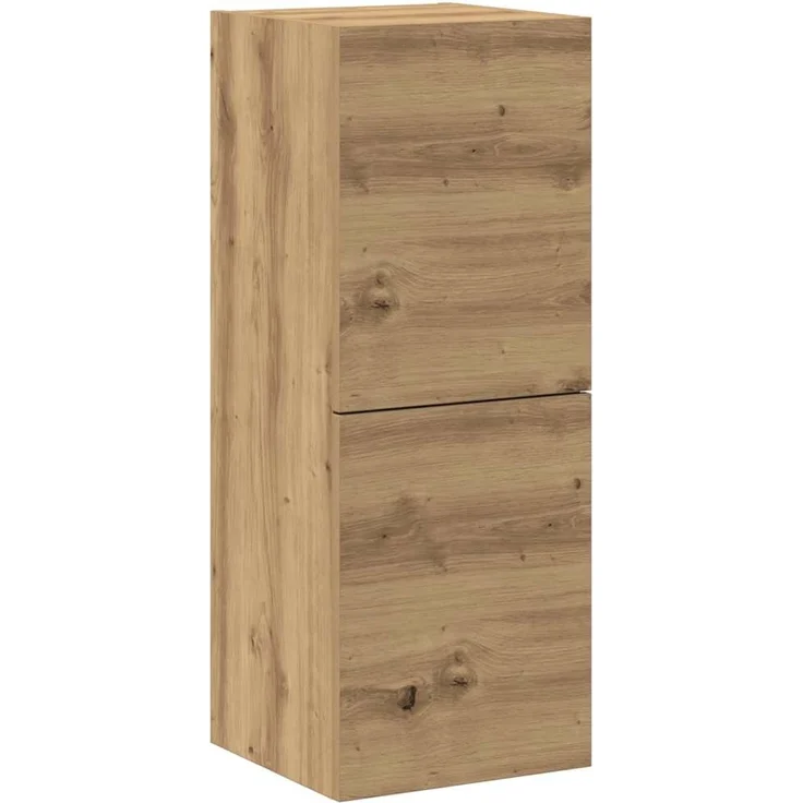 vidaXL 4-tlg. TV-Schrank-Set Wandmontage Artisan-Eiche Holzwerkstoff 3329018 – Bild 5