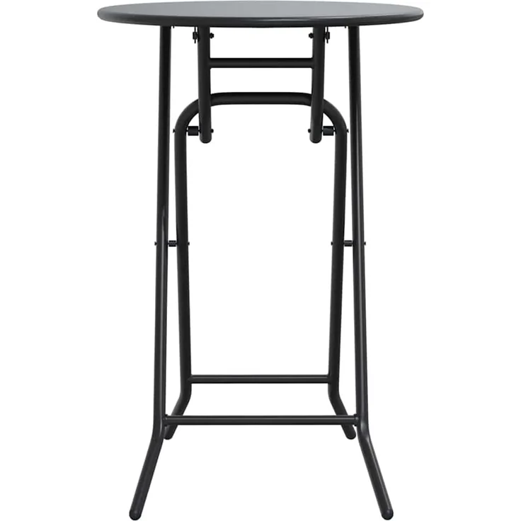 Gartentisch, Balkontisch, Esstisch Anthrazit 50 x 50 x 72 cm Metall – Bild 5