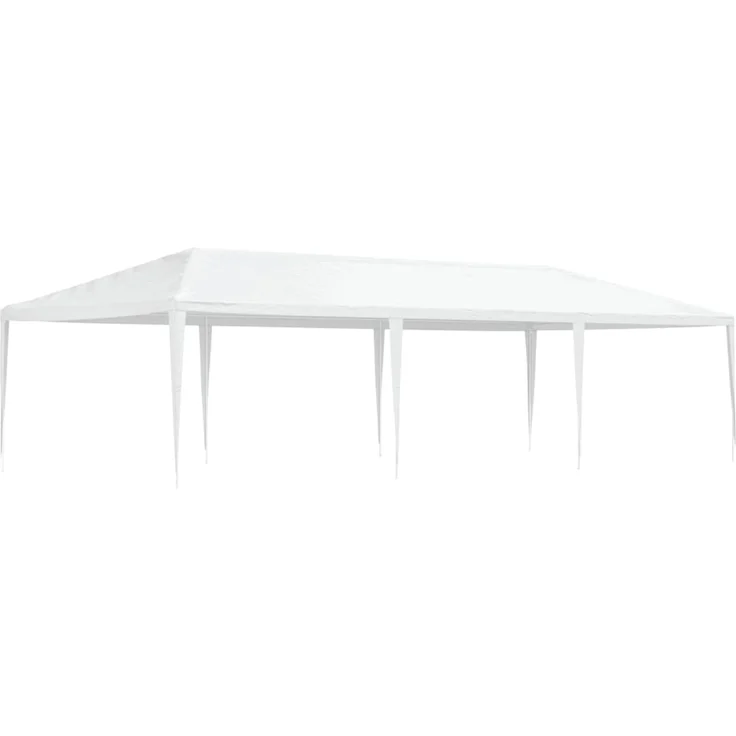Gartenzelt, Partyzelt 4x9 m Weiß – Bild 2