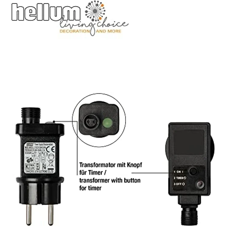 Hellum LED-Lichterkette 160-flg. m.Timer wws 576061 – Bild 4