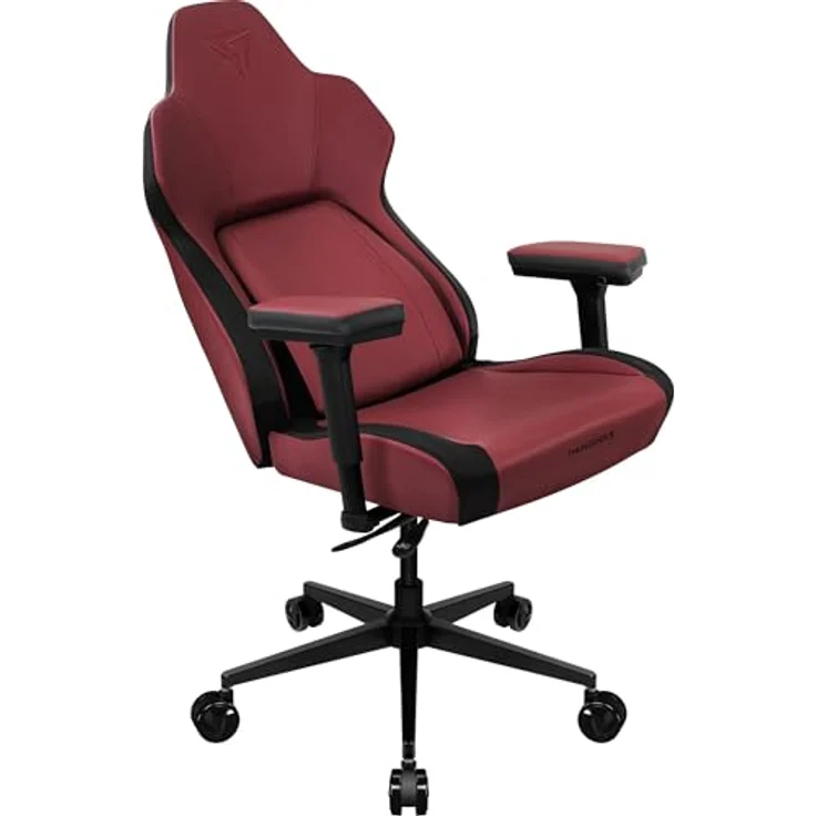 ThunderX3 CORE Smart Ergonomischer Gaming Stuhl, Kunstleder, integrierte Synchronmechanik, 3D-Armlehnen, belastbar bis 125 kg, Modern Rot – Bild 5
