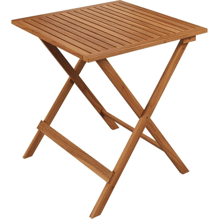 STEELSØN 'Lystra' Gartentisch, Akazienholz geölt, 70x70x73 cm (LxBxH), Holztisch klappbar, bis 80 kg belastbar – Bild 11