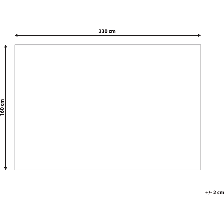 Teppich AMADO Hellbeige 160x230 cm Viskose – Bild 2