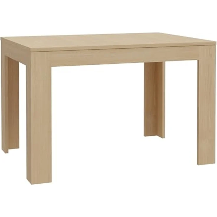 Forte CALASETTA Esstisch 120, moderner Esstisch, ausziehbar auf 175 cm, Holzwerkstoff, Elegancia Eiche Holzdekor, 120 (175 cm) breit x 78,2 cm hoch x 85,2 cm tief – Bild 4