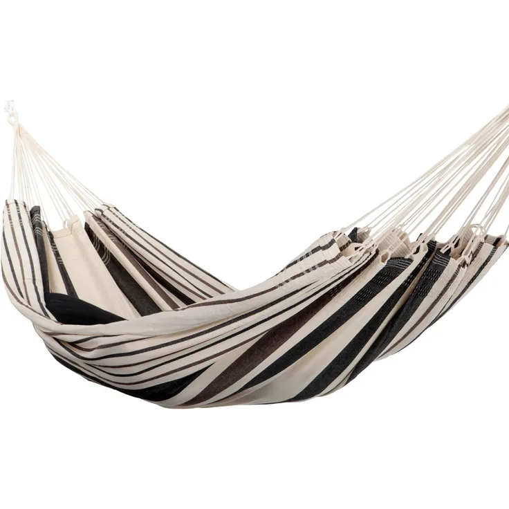 MacaMex Doppel-Hängematte Brasil Comfort Premium Cafe, Braun, 170 cm x 400 cm
