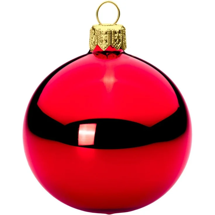 SIKORA Weihnachtsbaumkugel Kugeln Essentials aus Glas Hochglanz 6 Farben 3 Größen, Besondere Weihnachtskugeln für ein sinnliches Weihnachtsfest – Bild 2