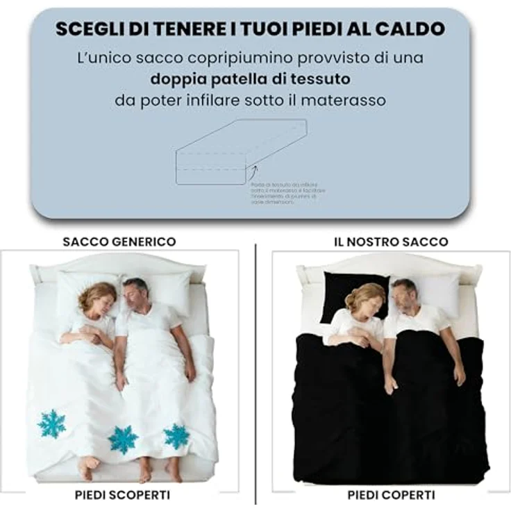 Italian Bed Linen Natural Color Doubleface Bettbezug, 100% Baumwolle, Turteltaube/Rauch, Doppelte – Bild 7