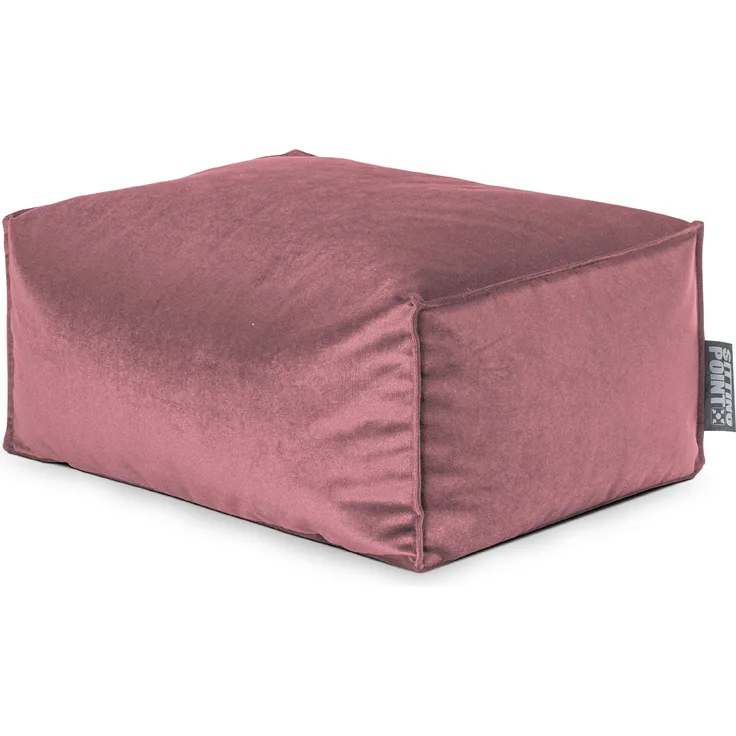 Sitting Point Sitzsack Marla Roll Samt Altrose