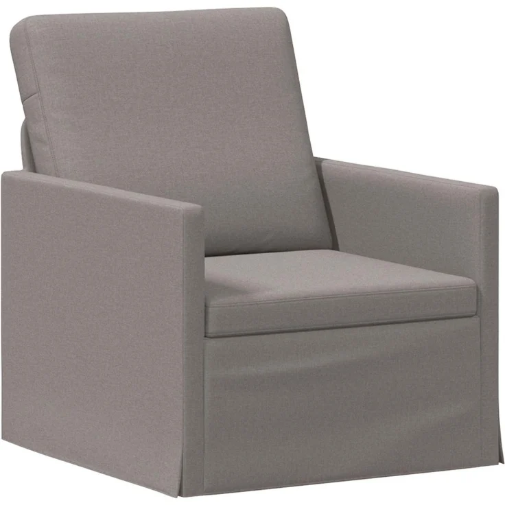 vidaXL Sofa-Set 2 pcs Taupe Stoff 3433168 – Bild 2