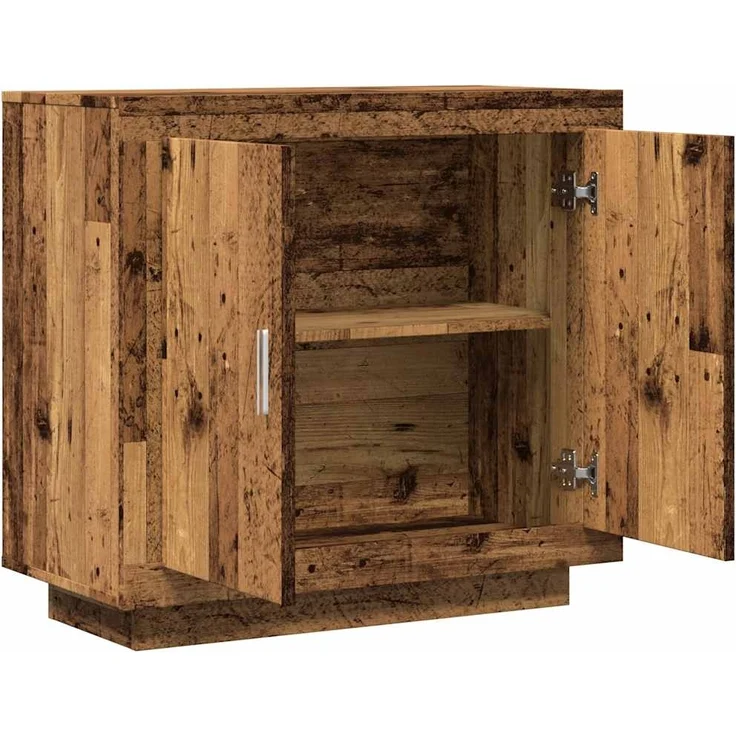 vidaXL Sideboard Altholz-Optik 80x40x75 cm Holzwerkstoff 856862 – Bild 6