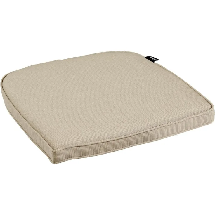 Sitzkissen Florina für Gartenstühle, Taupe, 48 x 48 x 6 cm