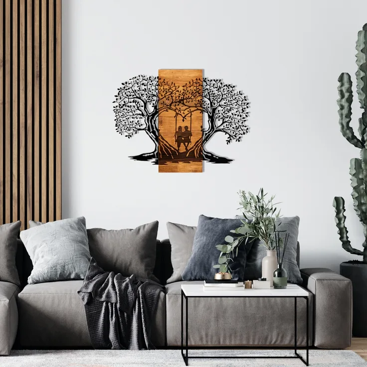 Wallity Wanddekoobjekt 100% METAL (Thickness: 1,2 mm), 76 x 58 cm Z1783