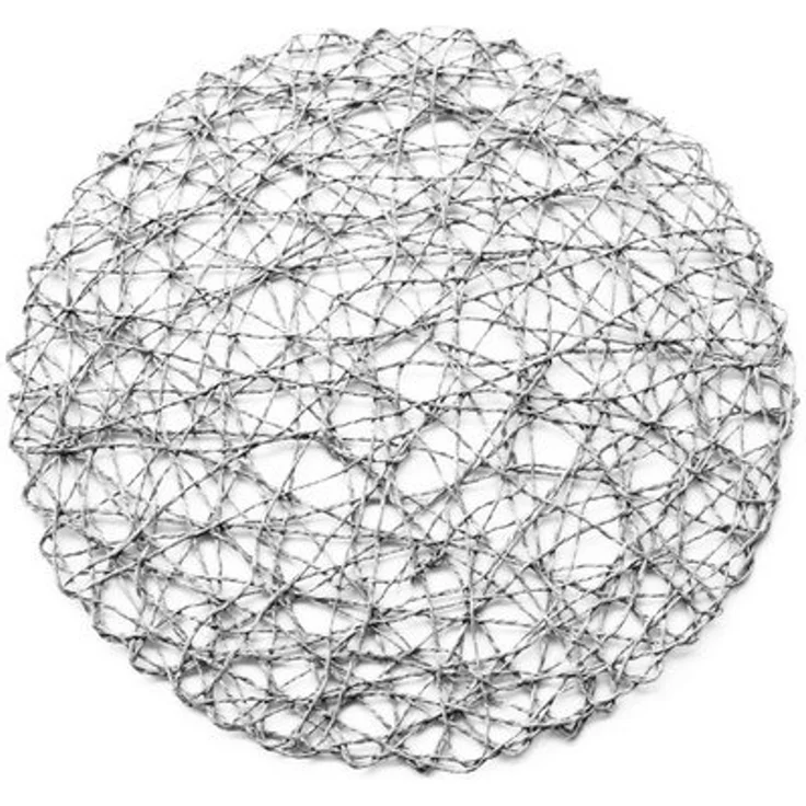 COFI 1453 Platzteller Platzset ø37 cm – Telleruntersetzer modern geflochten, 4-tlg, ø37 cm – Bild 3