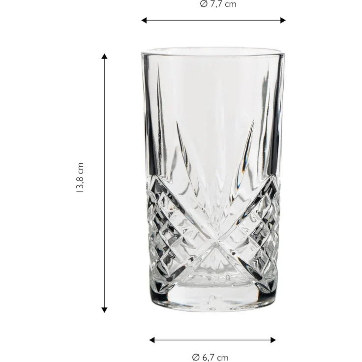 ECHTWERK Longdrinkglas Highball Gläser, Formschöne und robuste Longdrink Gläser-/ Highball Gläser – Bild 2