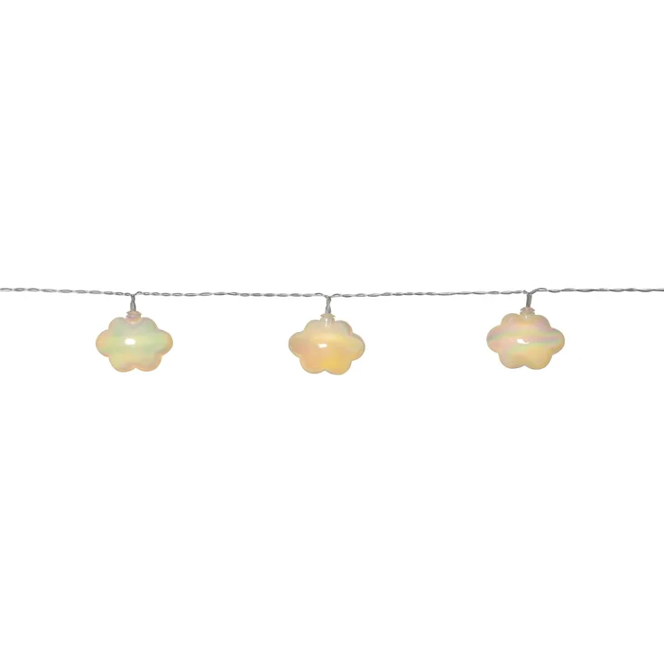 Star LED-Party-Kette 'Nacy', 10-TLG, weiße Wolken,