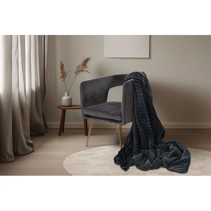 Wohndecke in Cordoptik PLUSH BLANKET – Bild 5
