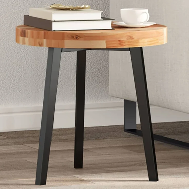 vidaXL Tischplatte Rund Ø40x4 cm Massivholz Akazie 4008700 – Bild 1