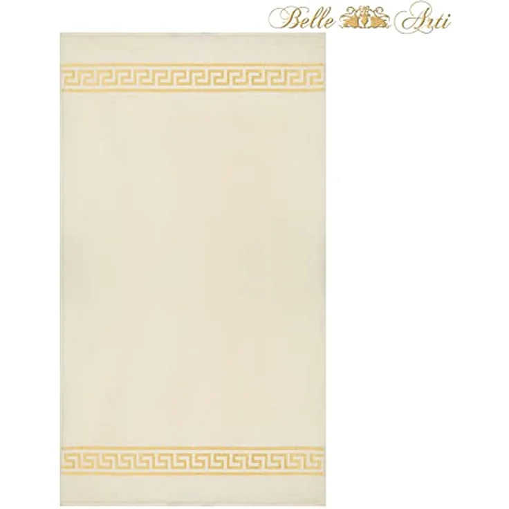 Belle Arti Handtücher Luxus Mäander Gästetücher Badetücher Duschtücher Saunatücher in Set, (1-St), schwarz, weiss, beige, rot, gold, 100% Baumwolle, Frottee, eingestickt – Bild 3